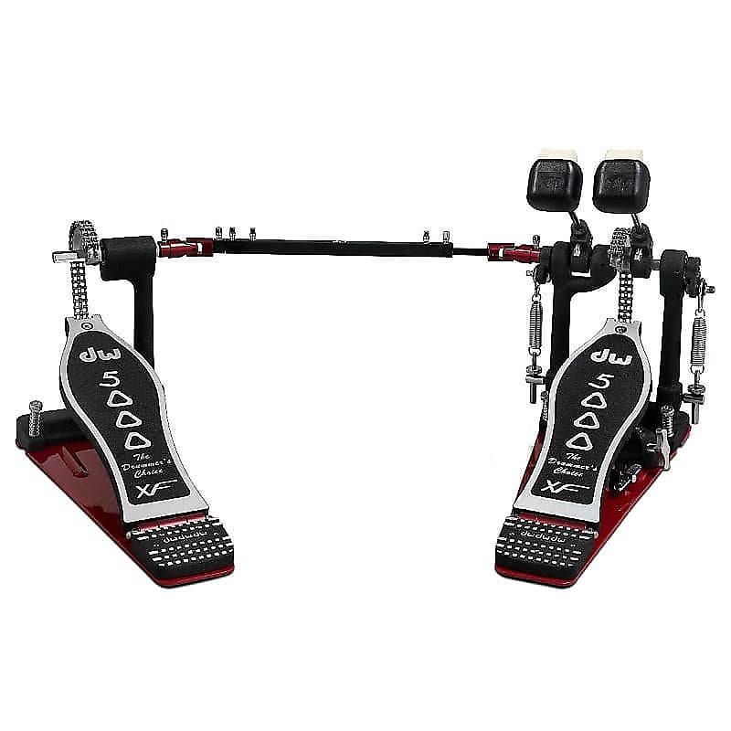 Pedal de bombo doble serie 5000 DW DWCP5002AD4XF con pie extendido